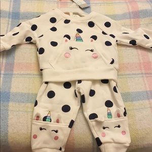 Brand new matching set for 0-3 month babygirl